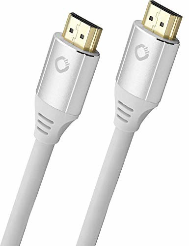 Oehlbach Black Magic MKII - 8K Ultra High-Speed kabel HDMI - 8K FUHD 60Hz 4320p / 4K 120Hz 2160p - 48Gbit/s (21:9 Cinema, 3D, Dolby Vision, Dynamic HDR 10+, VRR, eARC, UHD2) - 1,5 metra biały D1C92490