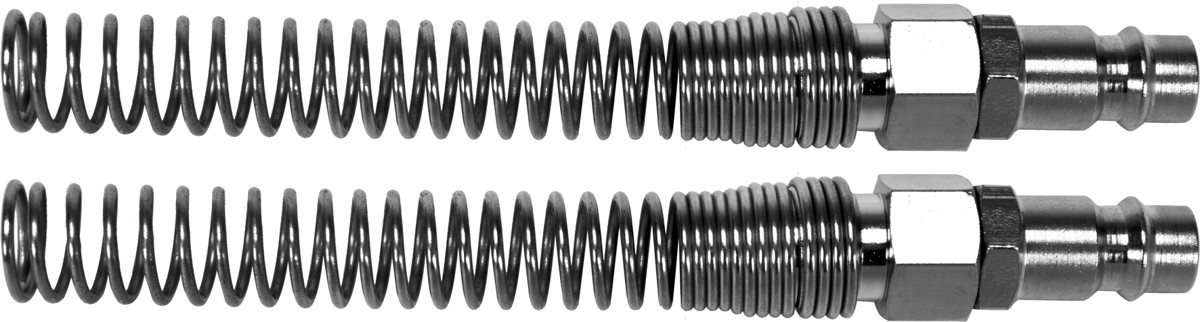 Yato SZYBKOZŁĄCZE M ZE SPRĘZYNĄ NA WĄŻ 6X10mm 2 SZTUKI YT-24103 YT-24103