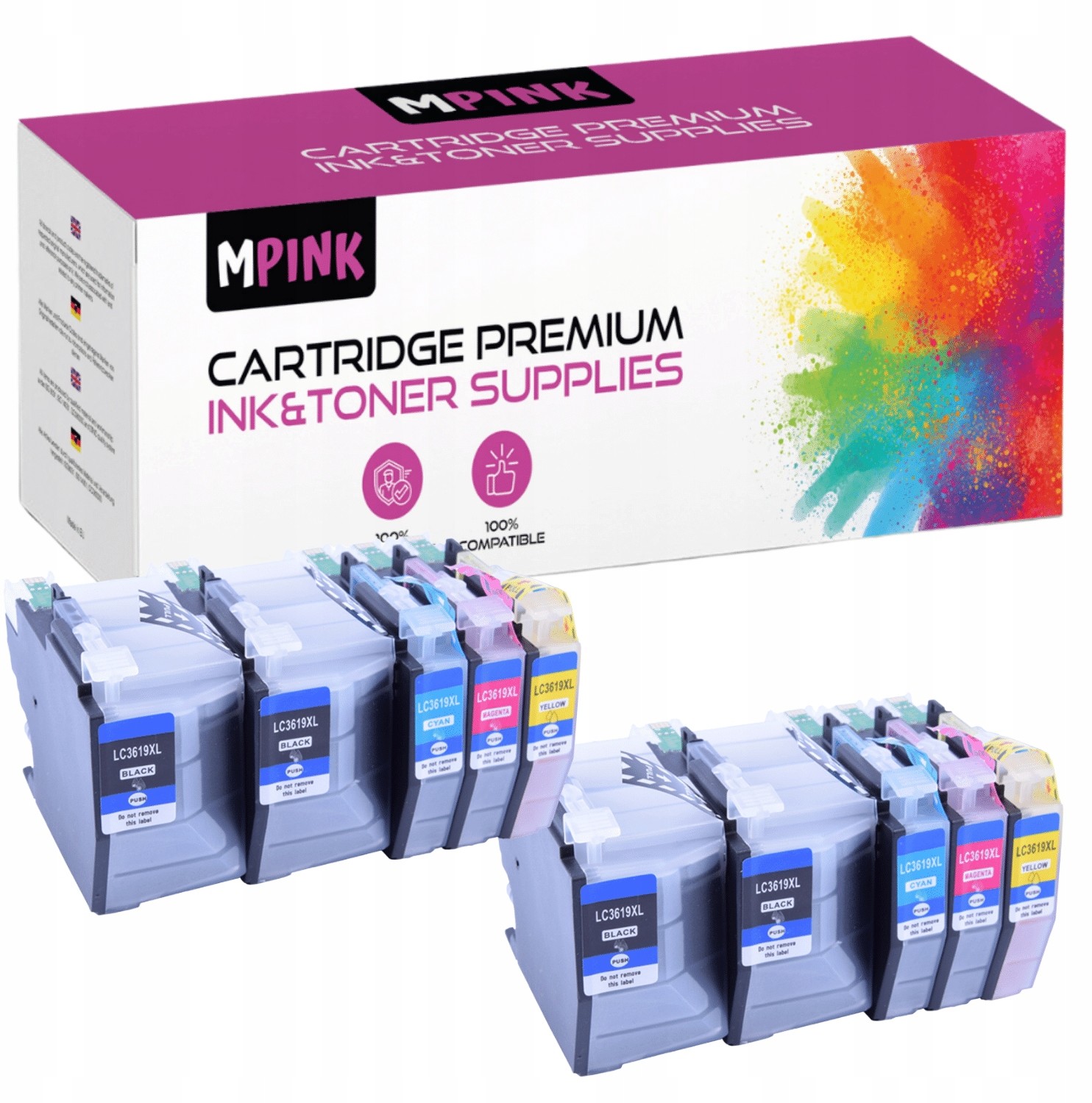 10X do Brother LC3619XL MFC-J2330DW J3530DW J3930D