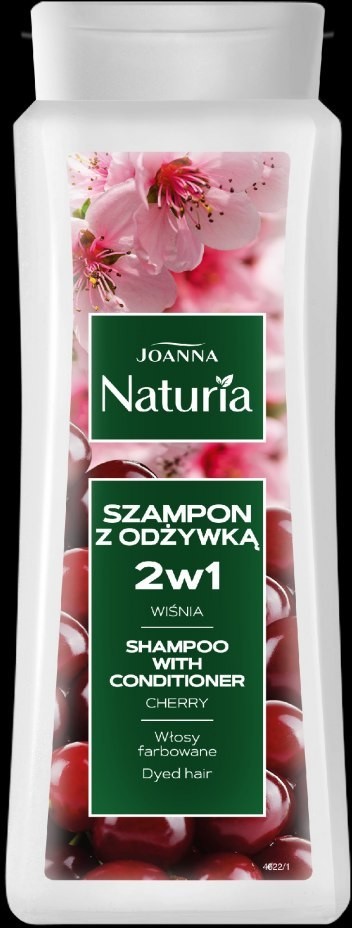 Joanna Naturia Szampon do włosów 2w1 Wiśnia - włosy farbowane 500ml 123732