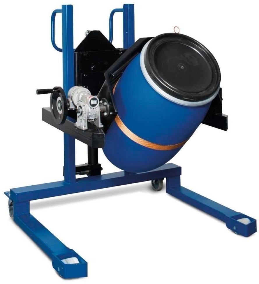 d 722 DENTA Dźwignik beczek wywrotnica 360° beczki 60-220 l podwozie szerokie wys podnoszenia 0-750mm 72278425 78425-uniw