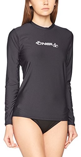 ONEILL wetsuits damski WMS Basic Skins L/S TEE Rash Vest, czarny, L 4340-002-L