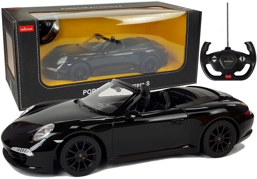 Rastar Auto R/C Porsche 911 Carrera S 1:12 Czarne 6004