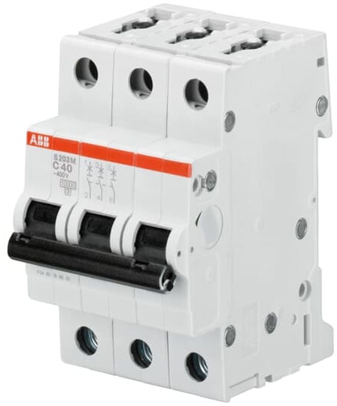 ABB Wyłącznik nadprądowy 3P D 10A 10kA AC S203M-D10 2CDS273001R0101