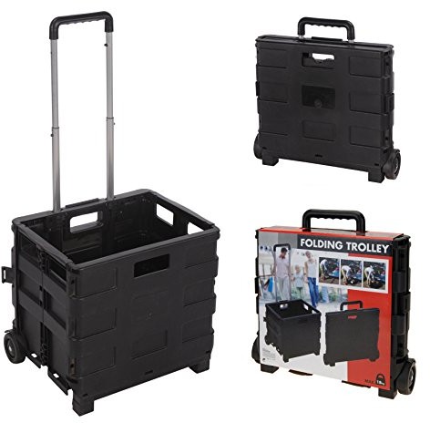 Carro Plegable Multiusos Żeton einkaufstrolley składany wózek z składanym pudełkiem 30L Trolley składany wózek bb_V0200355