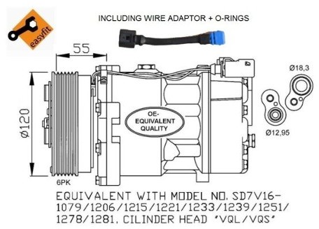 NRF Kompresor, klimatyzacja NRF 32064