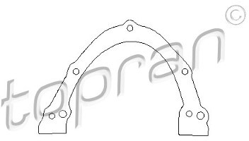 TOPRAN Uszczelka pokrywy przedniego simeringu TOPRAN 100 193