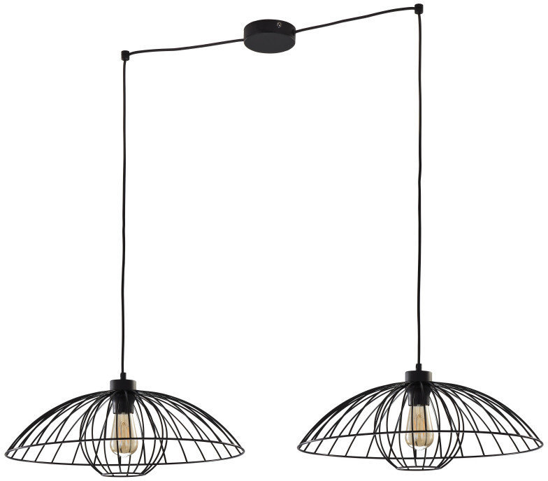 TK Lighting Lampa wisząca druciana BARBELLA 2pł. Wysyłka za 0 zł 6262