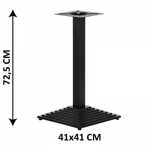 Stema SH Podstawa stolika żeliwna SH-5014-1/60/B, 41x41 cm (stelaż stolika), kolor czarny SH-5014-1/60/B
