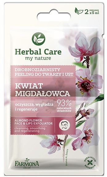 Peeling drobnoziarnisty KWIAT MIGDAŁOWCA 2x5ml