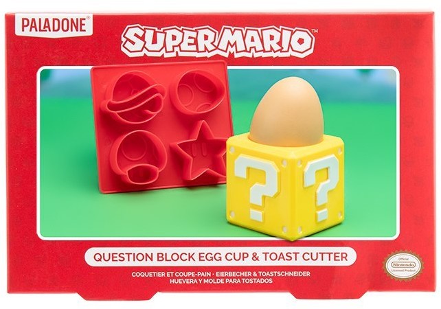 Paladone SUPER MARIO - PODSTAWKA NA JAJKO QUESTION BLOCK PP8378NN