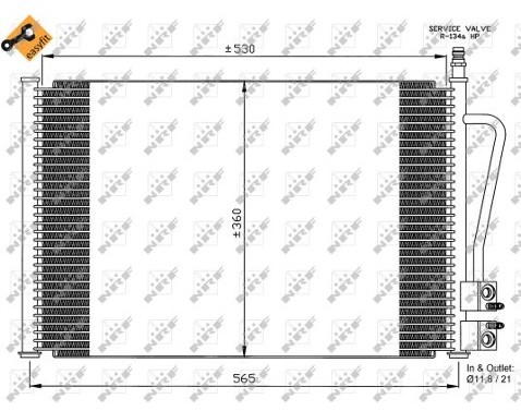 NRF Skraplacz, klimatyzacja 35524
