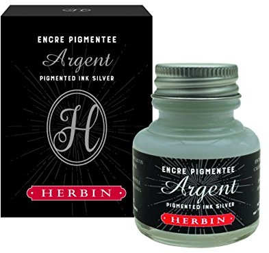 J. Herbin J. herbin 13505t tusz do drukarki, atramenty pigmentowe 30 ML, srebrny 13505T