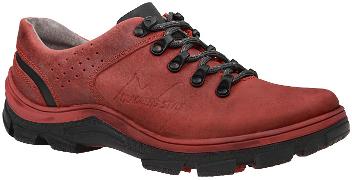 Kornecki Półbuty buty trekkingowe 5329 Czerwone 28323