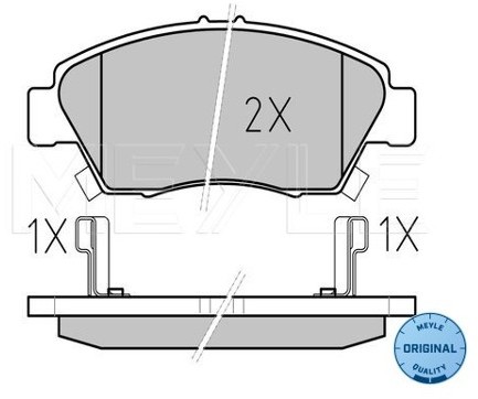 Wulf Gaertner Autoparts Zestaw klocków hamulcowych, hamulce tarczowe Wulf Gaertner Autoparts 025 216 9416/W