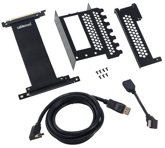 CableMod CableMod Vertical PCI-e Bracket - HDMI + DisplayPo CM-VPB-HDK-R