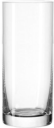 Leonardo Kubek  039616 zestaw Easy + 6 L, szkło, przezroczyste, 6.40 x 6.40 x 14.50 cm, 6 jednostek 039616