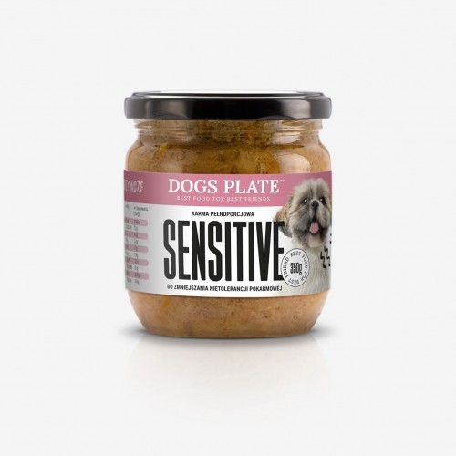 Dogs Plate SENSITIVE 360g dla psów alergików