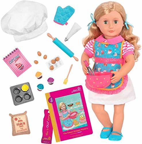 Our Generation BD31173Z Jenny lalka Deluxe z fartuchem
