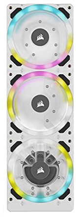 Corsair Hydro X Series XD7 RGB pompa/zbiornik Combo - biały - 360 mm system płyt rozdzielczych - pompa D5 PWM - 140 ml Zbiornik - 36 indywidualnie adresowanych diod RGB - Czujnik temperatury CX-9040008-WW