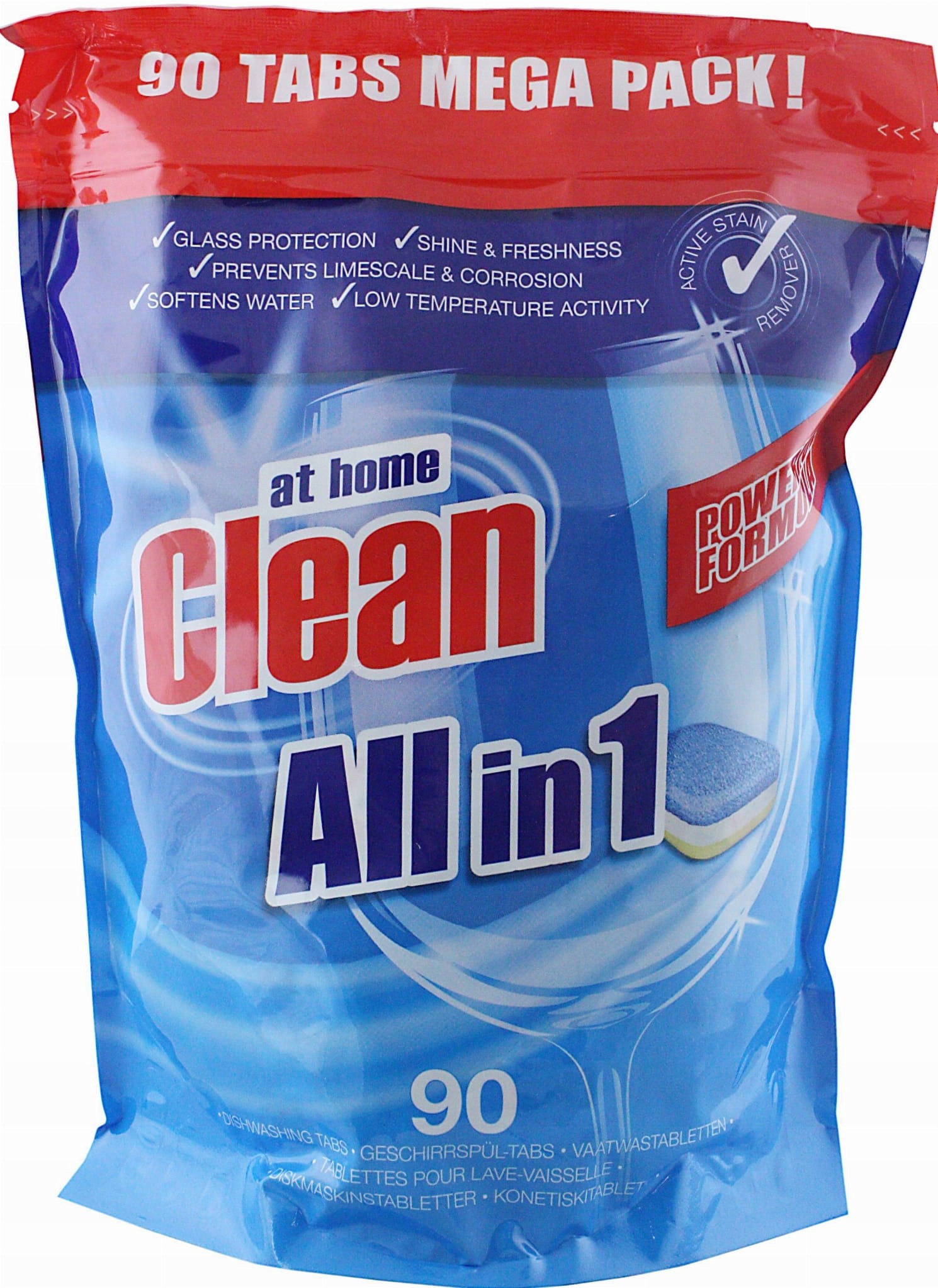 At Home Clean All in 1 Tabletki do Zmywarki 90 szt
