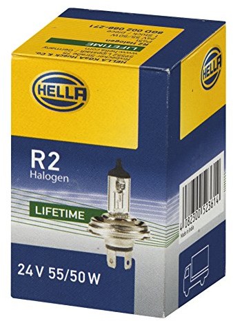 Hella Standard R2 reflektor halogenowy lampa, 24 V 55/50 W, 8 GJ 004 173  121 8GD 002 088-271