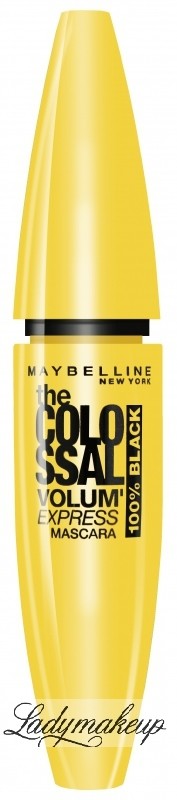 Maybelline The COLOSSAL 100% BLACK - Pogrubiający tusz do rzęs - 02 EXTRA BLACK