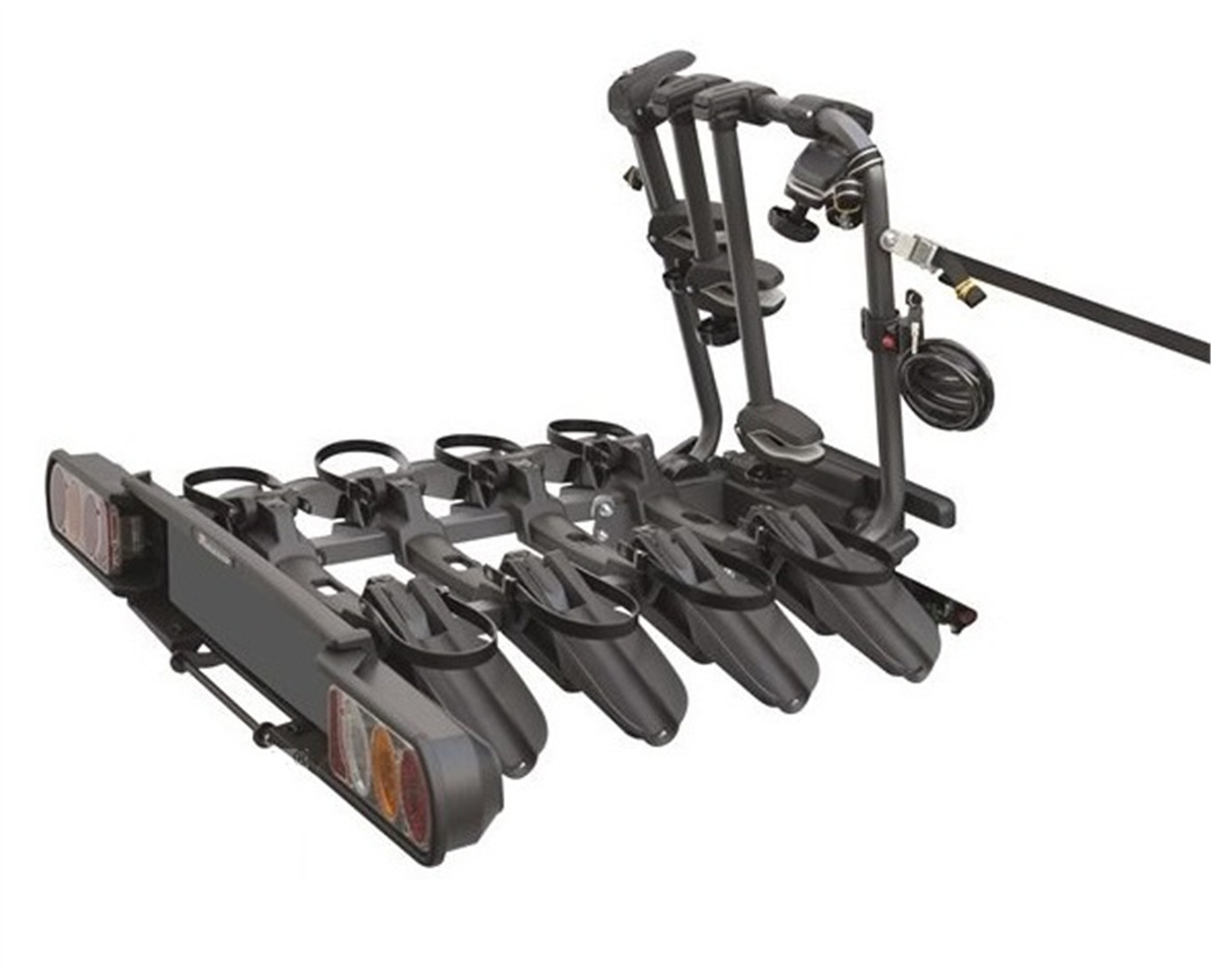 PERUZZO Bagażnik Como 4 czarny / Ilość rowerów: 4 PZ-708/4