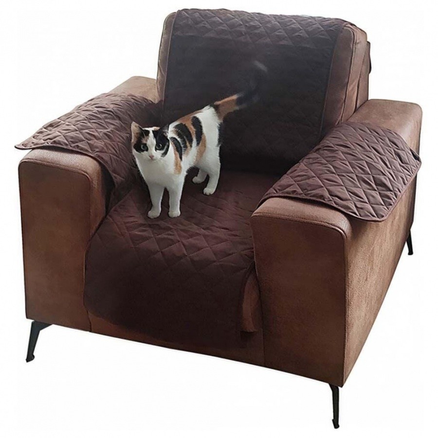 Pets Collection Pokrowiec na fotel dla psa kota narzuta ochronna ochraniacz 182x154 cm O-449029 +