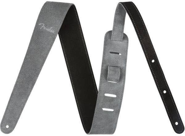 Fender 2 RVRS SUEDE STRAP - BLK/GRY