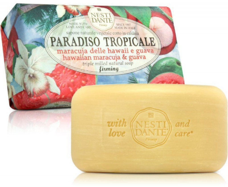 NESTI DANTE PARADISO TROPICALE - Naturalne mydło toaletowe - Marakuja & Gujawa - 250g