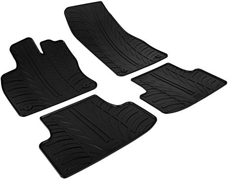 GledRing zestaw dywaników gumowych Seat Ateca 5/2016- (profil T 4-częściowy + klipsy montażowe)