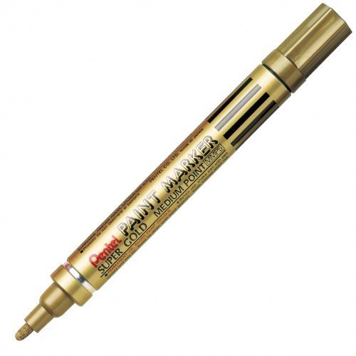 Pentel Marker olejowy MMP5-X złoty (końcówka okrągła 3,9 mm, grubość linii 2-3 mm) 7043