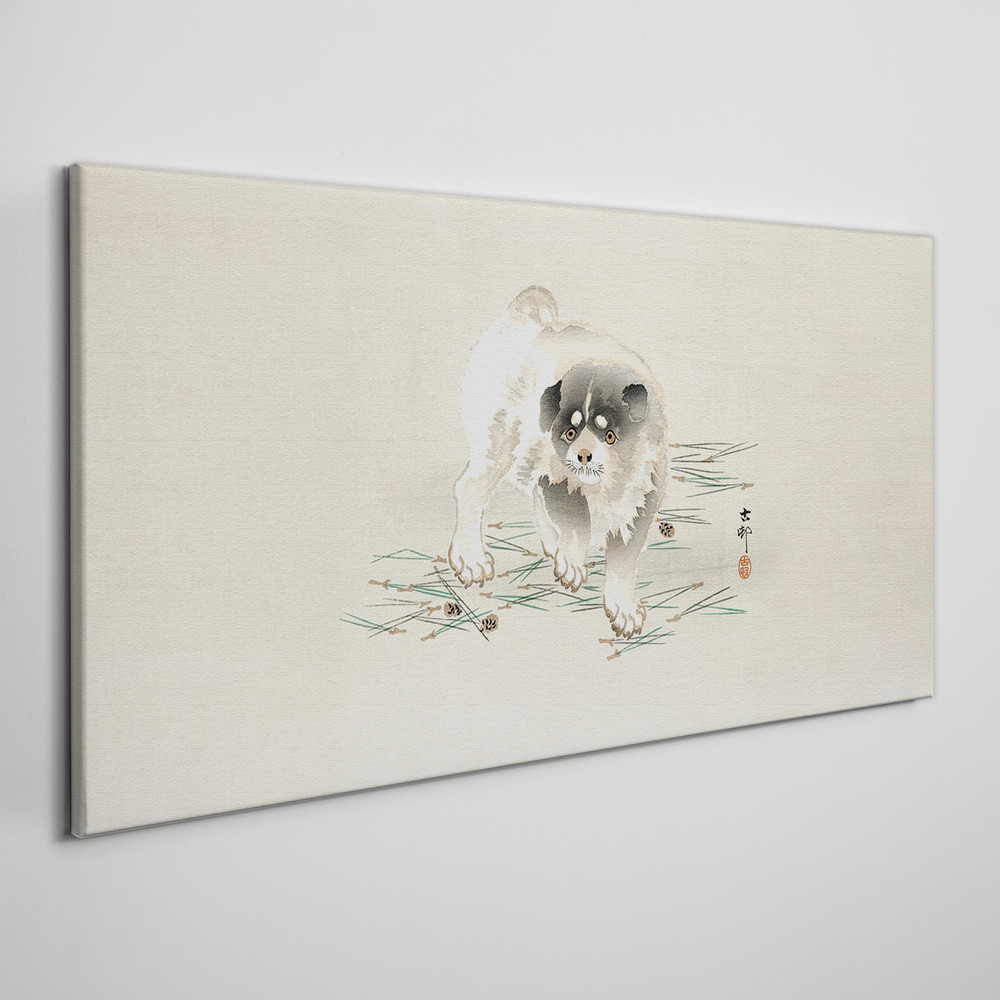 PL Coloray Obraz na Płótnie Nowoczesny Zwierzę Pies 100x50cm