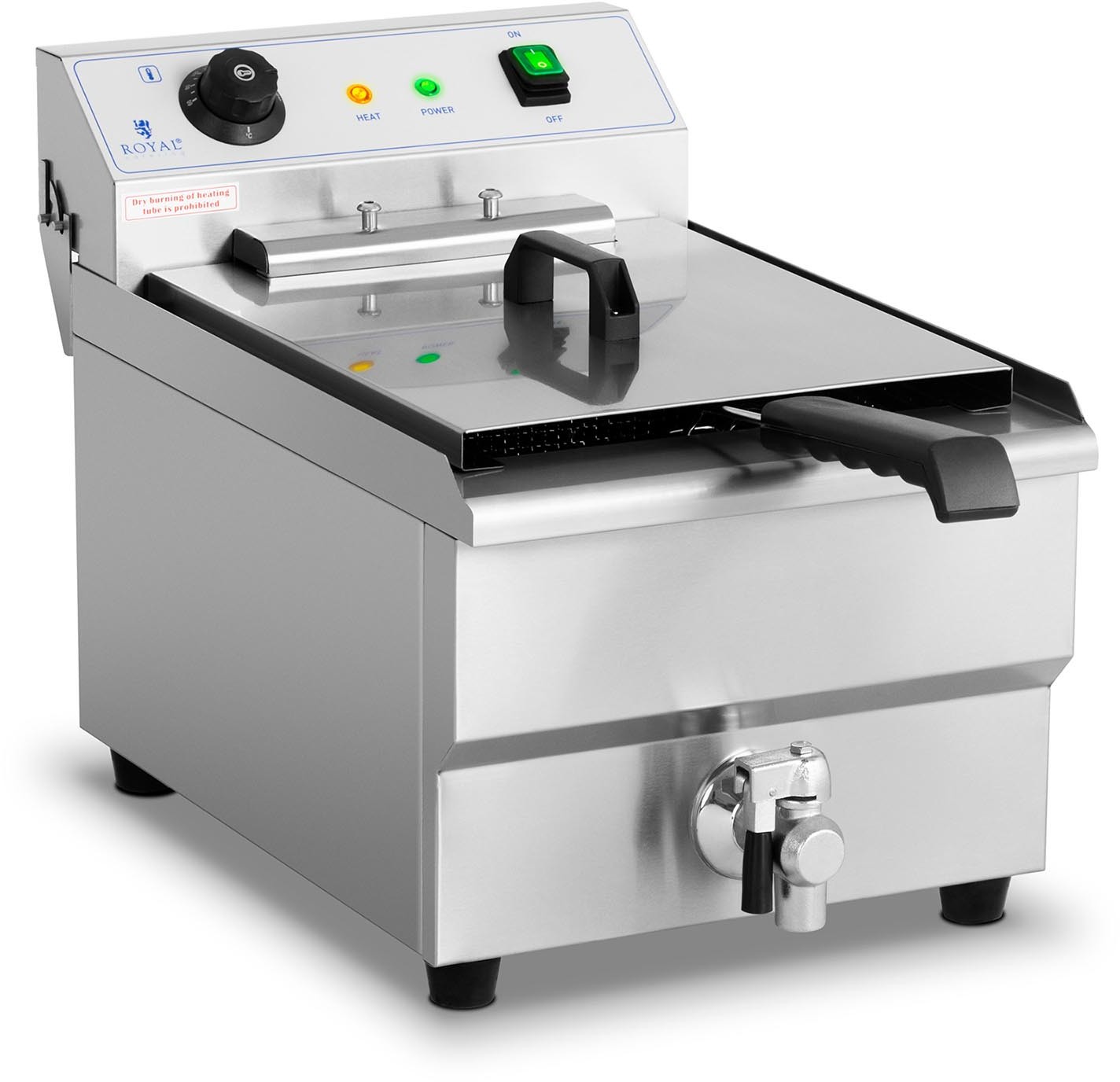 Royal Catering Frytownica - 16 litrów - 6000 W