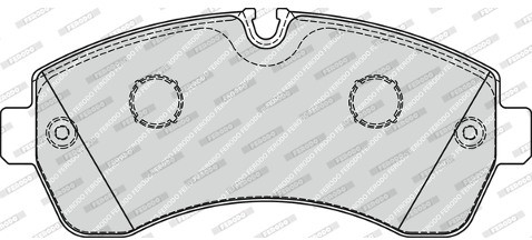 FERODO (FEDERAL-MOGUL) Zestaw klocków hamulcowych, hamulce tarczowe (FEDERAL-MOGUL) FVR1777