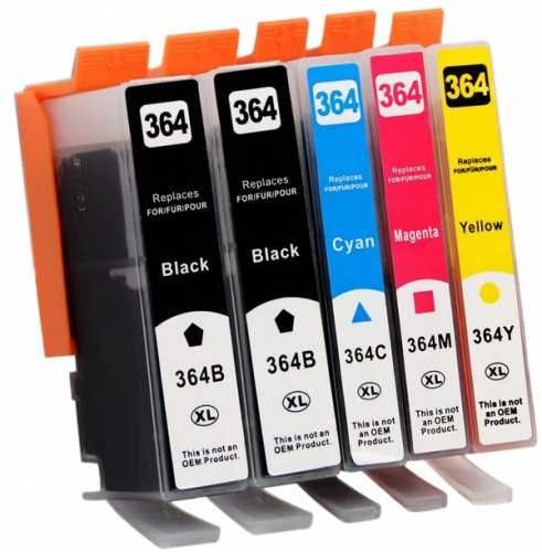 HP 5x Tusz Do HP 364XL 23/15ml CMYK