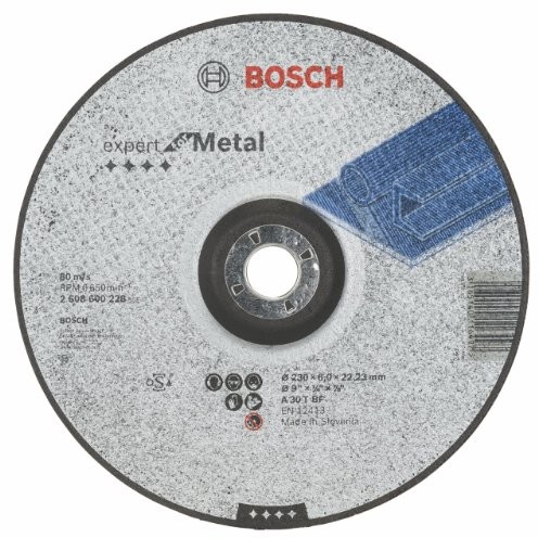 Bosch Professional Bosch 2608600228 akcesoria do szlifowania schruppsch.230 X 6 MM f. metalowy 2608600228