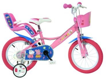 Dino Rower DINO Świnka Peppa 14 Różowo-biały