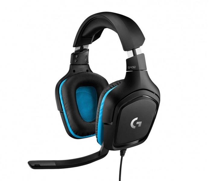 Logitech Słuchawki z mikrofonem czarne (981-000770)