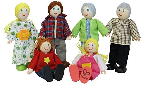 Hape International Hape E3500 - rodzina lalek, jasna skóra