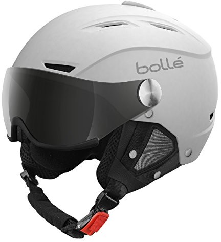 Bollé kask narciarski Backline z wizjerem, biały, 56-58 cm 30763