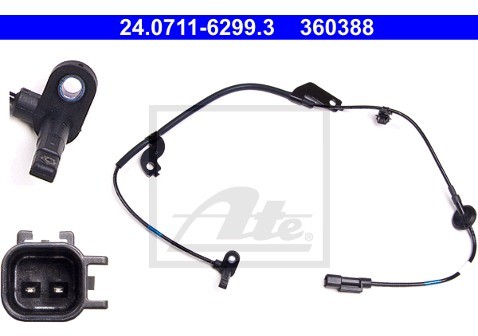 ATE CZUJNIK ABS 24.0711-6299.3 BMW F30 F35 F80 330 I XDRIVE 15 24.0711-6299.3