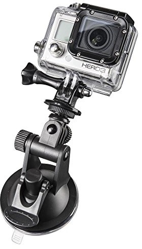 Mantona przyssawka Mini (z 1/4 cala gwint przyłącza i GoPro, przeznaczony do GoPro Hero, lekkie urządzenie Digital, aparatów kompaktowych i smartfonów) 4056929210347