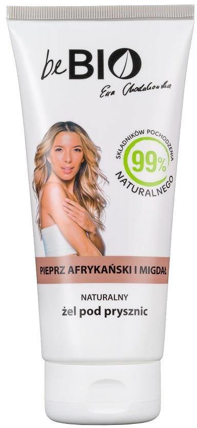 BeBio Ewa Chodakowska Naturalny żel pod prysznic Pieprz Afrykański i Migdał 200ml 97054-uniw