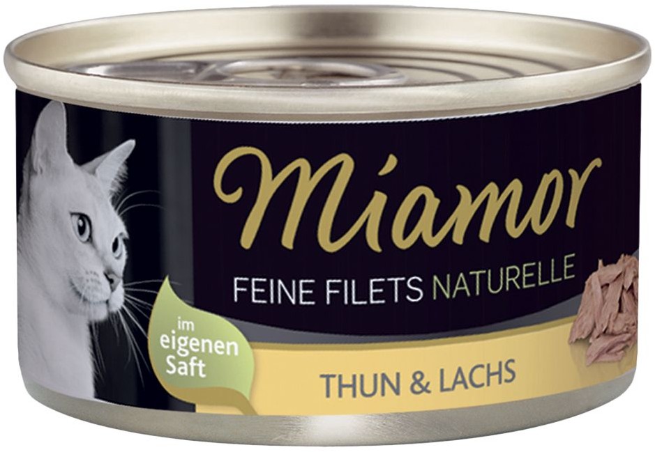 Miamor Feine Filets Naturelle filety mięsne smak tuńczyk z łososiem 80g