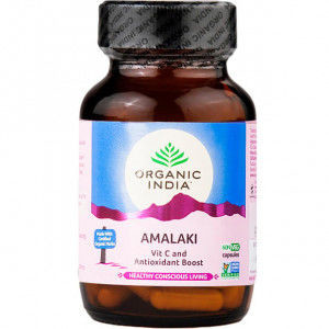 Organic india Amalaki - Owoce Amli, 60 kapsułek, Organic India (Suplement diety) - żródło witaminy C