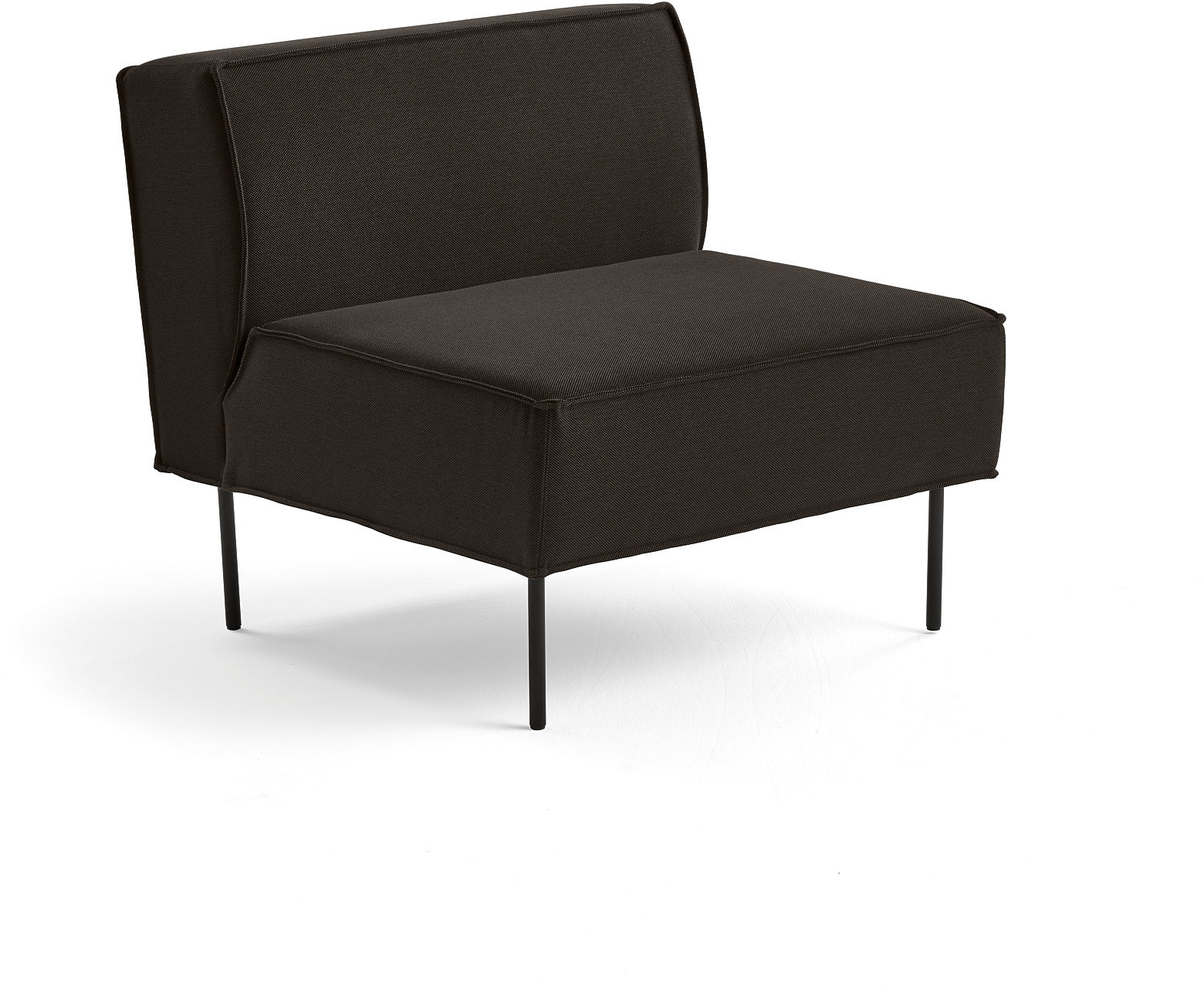 AJ Produkty Fotel COPENHAGEN PLUS, tkanina, brązowy