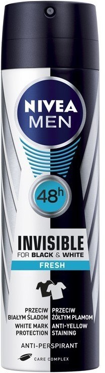Nivea Dezodorant INVISIBLE FRESH spray męski 150ml 84157