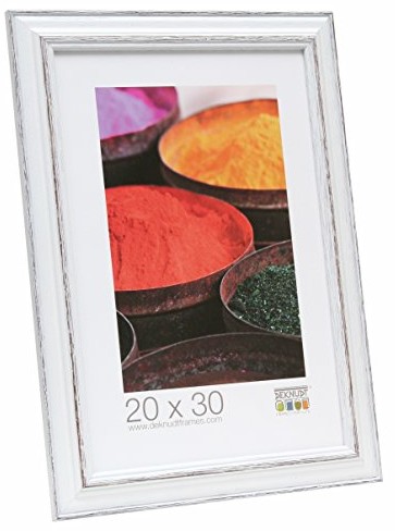 Deknudt Frames Deknudt Basic ramka na zdjęcia ramka, biała/czarna S221H3-18.0x24.0